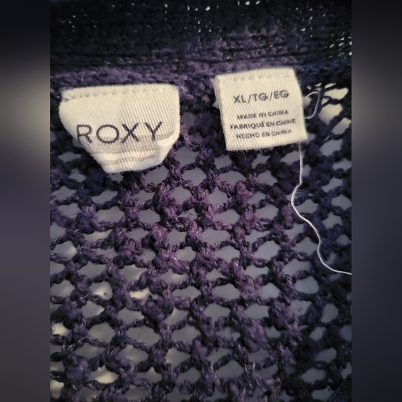 Purple Roxy Cardigan - Picture 3 of 3